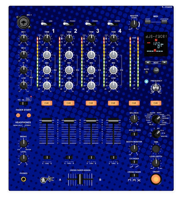 Pioneer DJ DJM 700 Skin Gradienter Blue